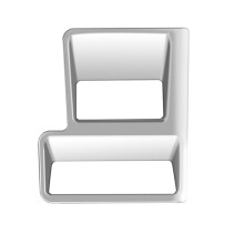 Auto Multifunctionele Knop Frame Trim Cover voor  SPACIA/SPACIA Custom MK04 Serie 2024 Zilver RHD