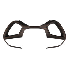 Stuurwielframe Decor Schakelaar Knop Cover Trim Houtnerf Kleur voor  Seal / voor  ATTO 4