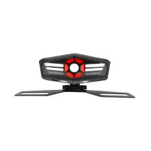 Motorcycle License Plate Light Integrated LED Tail Light With Turn Signal Dynamic Running White