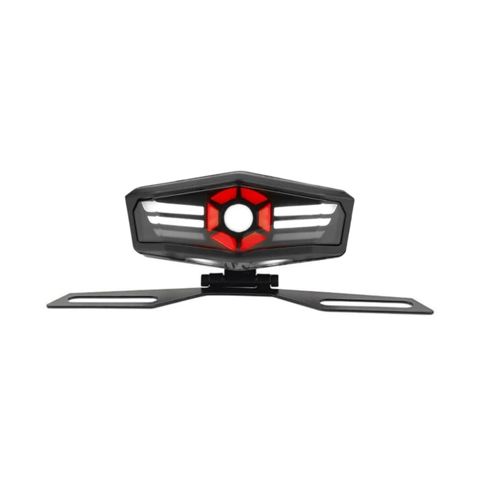 Motorcycle License Plate Integrated Led Tail With Turn Signal Dynamic Running Light/White 9189345537400