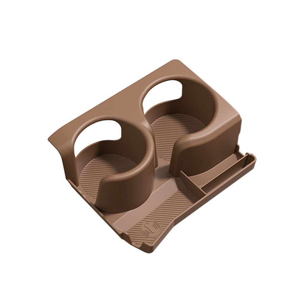 Car Central Console Water Cup Holder Car Cup Protective Cover For - E300l E260l 2024 Brown 6031910134442