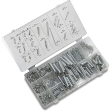 200 Piece Spring Assortment Set Compression and Extension Dual Hook Durable Metal for