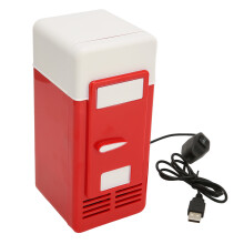 Portable USB Fridge Cooler 5V Insulated Semiconductor 10W Red