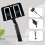 Adjustable Paint Shield Holder Extension Arm For Cardboard Guards, 360 Degree Rotating Bracket, Wall Ceiling Edging Tool 4