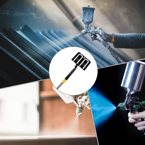Adjustable Paint Shield Holder Extension Arm For Cardboard Guards, 360 Degree Rotating Bracket, Wall Ceiling Edging Tool 2