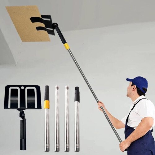 Adjustable Paint Shield Holder Extension Arm For Cardboard Guards, 360 Degree Rotating Bracket, Wall Ceiling Edging Tool 1