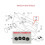 51418200729 4Pcs Car Door Panel Lock Knob Bushing Trim Ring for  E46 6