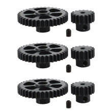 3X Upgrade Part Metal Reduction Gear + Motor Gear Spare Parts for A949 A959 A969 A979 K929
