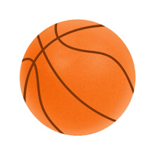 Silent Basketball Indoor Foam Ball, Uncoated Density Foam, Mute, Soft, Lightweight, Resilience, Safe for Kids