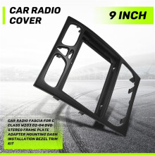 Auto Radio Blende für C-KLASSE W203 02-04 DVD Stereo Rahmen Platte Adapter Montage Armaturenbrett Einbau Blende Trim Kit
