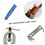 Pipe Expander Metric Double Flaring Brake Line Tool Kit Mini Case AC Flare Tools 4