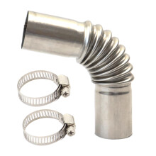 Exhaust Pipe Flexible Extension Tube TemperatureResistant Elbow Connector Parking Heater Pipe For Vehicle Motorcycles