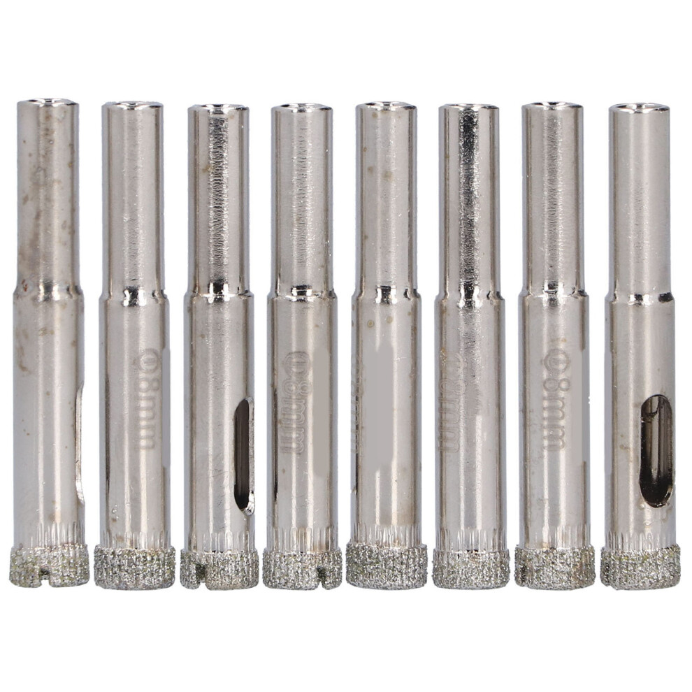 8-teiliges Strass-Lochsägen-Set, robust,