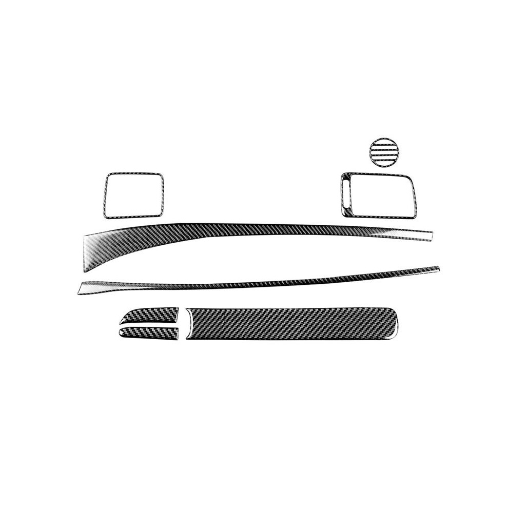 8Pcs Carbon Fiber Dashboard Panel Trim Cover For 8Th Gen 2006-2011 Light 6031804300311