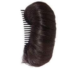 Volume Hair Clips, Invisible Fluffy Hair Pad for Natural Hair Bump, Dark Brown Puff Clip for Short Long Hair Volume