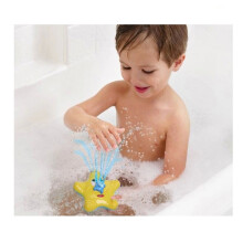 3Stk Gelbes Baby Badspielzeug Seestern Mit Sprühfunktion Und Drehung
