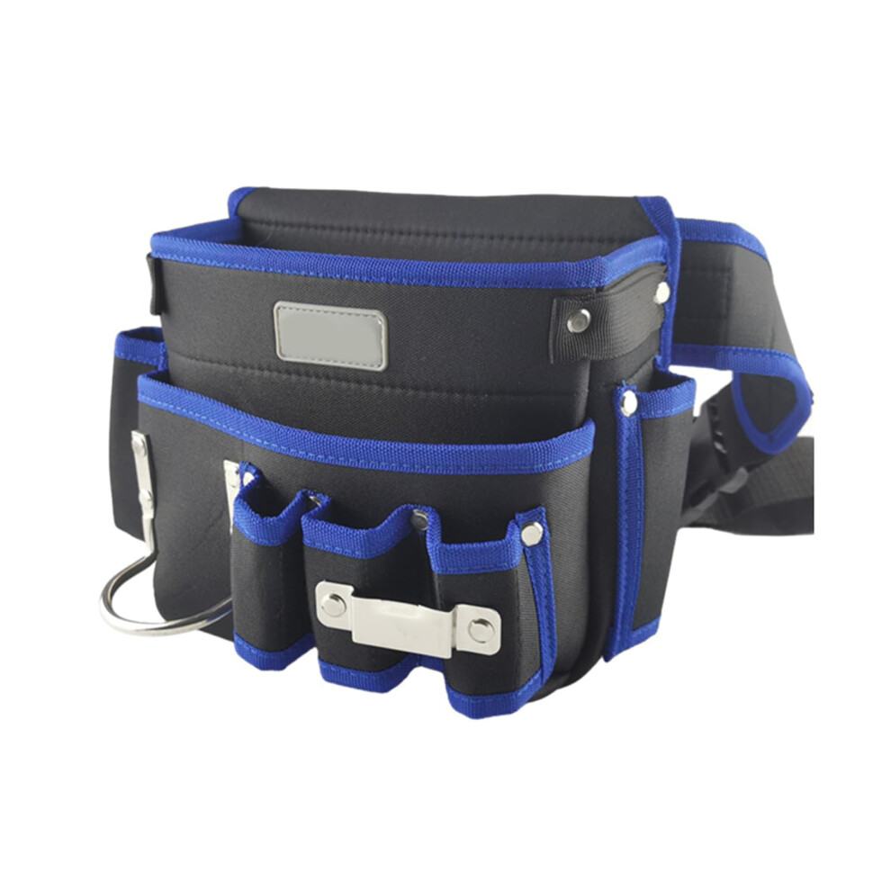 Carpenter Tool Belt With Multiple Pockets Adjustable Waist Durable Woodworking Nail Pouch 9199774961530