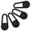 20Stk Kompass Karabiner Schlüsselanhänger Robust ABS Material 3