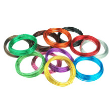 24Stk Flexibler Aluminiumdraht in 12 Farben Für Schmuck Und Handwerk