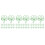 60Stk Metall Papierclips Shamrock Grün Büro Organizer Accessoire 6