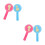 4Stk Lehrer-Feedback Paddles Mit Hoch Und Runter 8