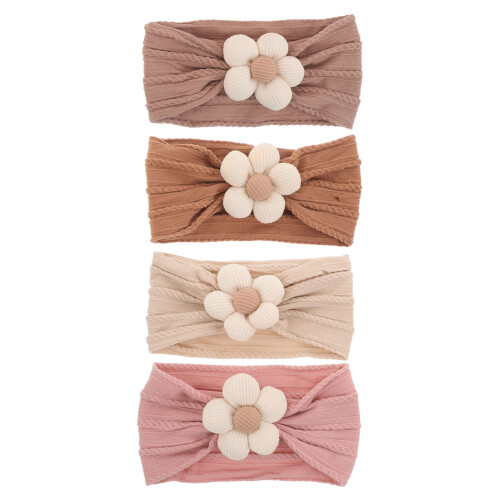 8St Baby Haaraccessoires Nylon Elastisch Comfortabel
