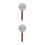 2Stk Küchenroller Pizza Cutter Holzgriff Glatte Schneide 7