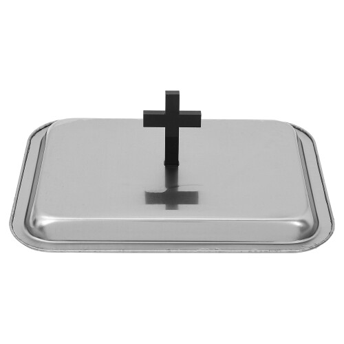 3Stk Deckel Kommunions Tablett Silber Feierlich Party 1