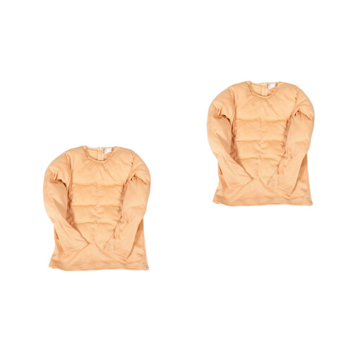 2St Beige Kids Spierpak Polyester Ademend Spiershirt Cosplay 2