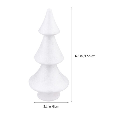 4St Kleine Kerstboomornamenten Van Polystyreen Voor DIY Craft 1
