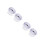 4Rouleaux Adhésive Fixation Câbles Durable Nylon Polyester 3