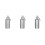3St Rvs Pocketfles Mini Sleutelhanger Stylish Voor 6