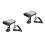 2St Draagbare Auto Verwarming Ventilator Zwart ABS Metalen Ontdooier 4