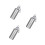3St Rvs Pocketfles Mini Sleutelhanger Stylish Voor 10