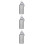 3St Rvs Pocketfles Mini Sleutelhanger Stylish Voor 4