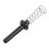 Cup Washer Sprayer Rod Replacement Black Plastic Stainless Steel 10
