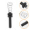 Cup Washer Sprayer Rod Replacement Black Plastic Stainless Steel 11
