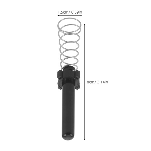 Cup Washer Sprayer Rod Replacement Black Plastic Stainless Steel 2