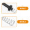 Cup Washer Sprayer Rod Replacement Black Plastic Stainless Steel 8