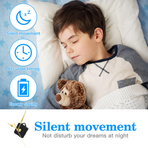 5Pcs Multi Color Silent Clock Movement Accessories for DIY Wall Clocks 2