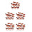 50St Realistisch Mini Paardbeeld Multi Plastic Dierenversiering 4