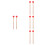 4Paren Paar Drum Mallets Voor Xylofoon Marimba Percussie 8