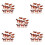 50St Realistisch Mini Paardbeeld Multi Plastic Dierenversiering 6