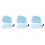 3Sets Compacte Stofduster Plastic Voor Auto Interieur En Woning 8