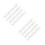 16Pcs Transparent Loose Leaf Binders Five-Hole Segmented Clips 9