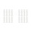 16Pcs Transparent Loose Leaf Binders Five-Hole Segmented Clips 10