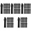 125Pcs Black Pencil Pouch Drawstring Pen Bag Thicker Flannel Durable 4