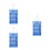 3Pcs Hanging Foldable Drying Net Blue for Camping Fruit Veggies 6