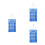 3Pcs Hanging Foldable Drying Net Blue for Camping Fruit Veggies 4