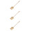 3Pcs Multi-Functional Copper Tea Spade Decorative Tea House Accessory 5